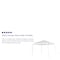 Flash Furniture 10'x10' White Pop Up Event Straight Leg Canopy Tent JJ-GZ1010-WH-GG - alternate 6